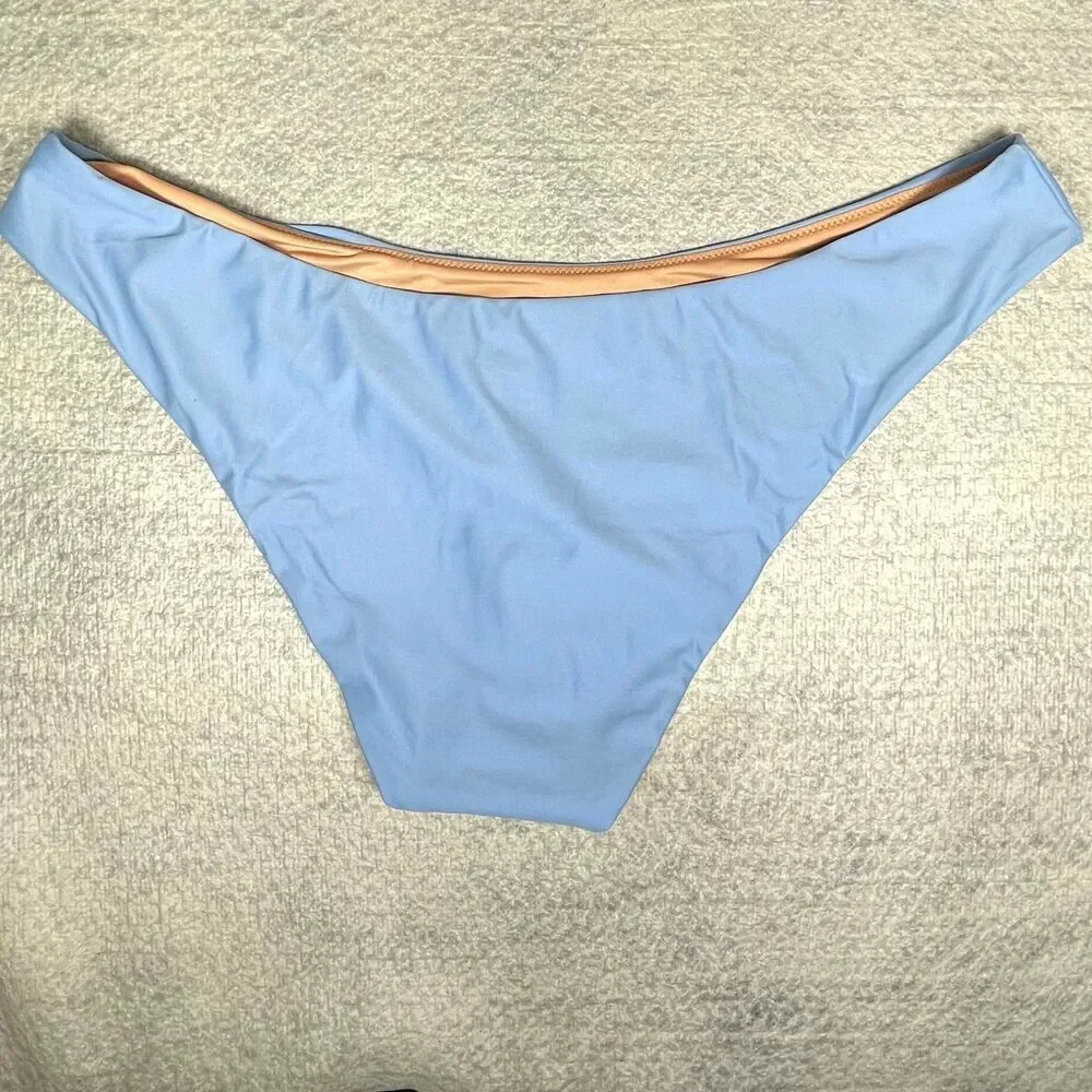 J.Crew‎ Curved-waist Cheeky Bikini Bottom For Women - swimwear Size XL BC125 BMI